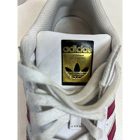 Adidas Originals Superstar B23644 Sneakers, Women's Size 5.5, White Pink - Picture 9 of 9